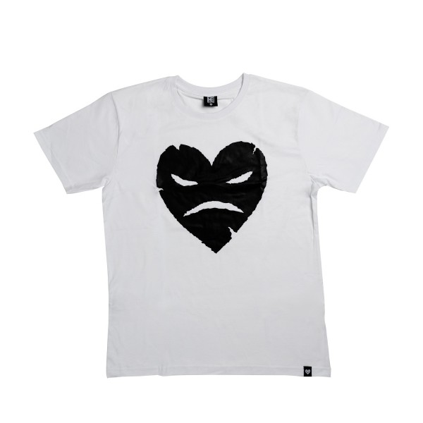 T-Shirt - Evil Heart WH/BK