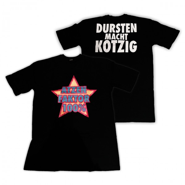 Atzen Wear - Atzenfaktor 100% 2010 T-Shirt inkl. 2x Atzenfakto