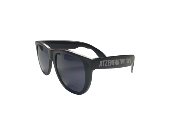 Brille - Atzenfaktor 100% - Black