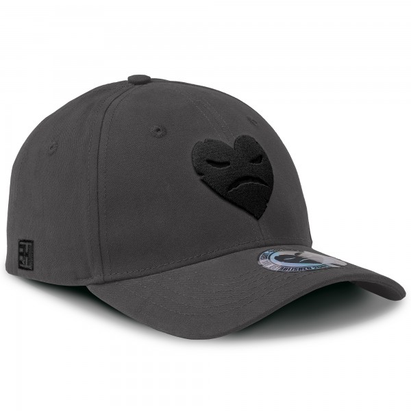 Evil Heart Basic Grey/Black Basecap